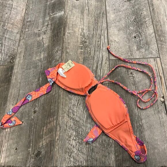 Pineapple print bikini top - Picture 6 of 8